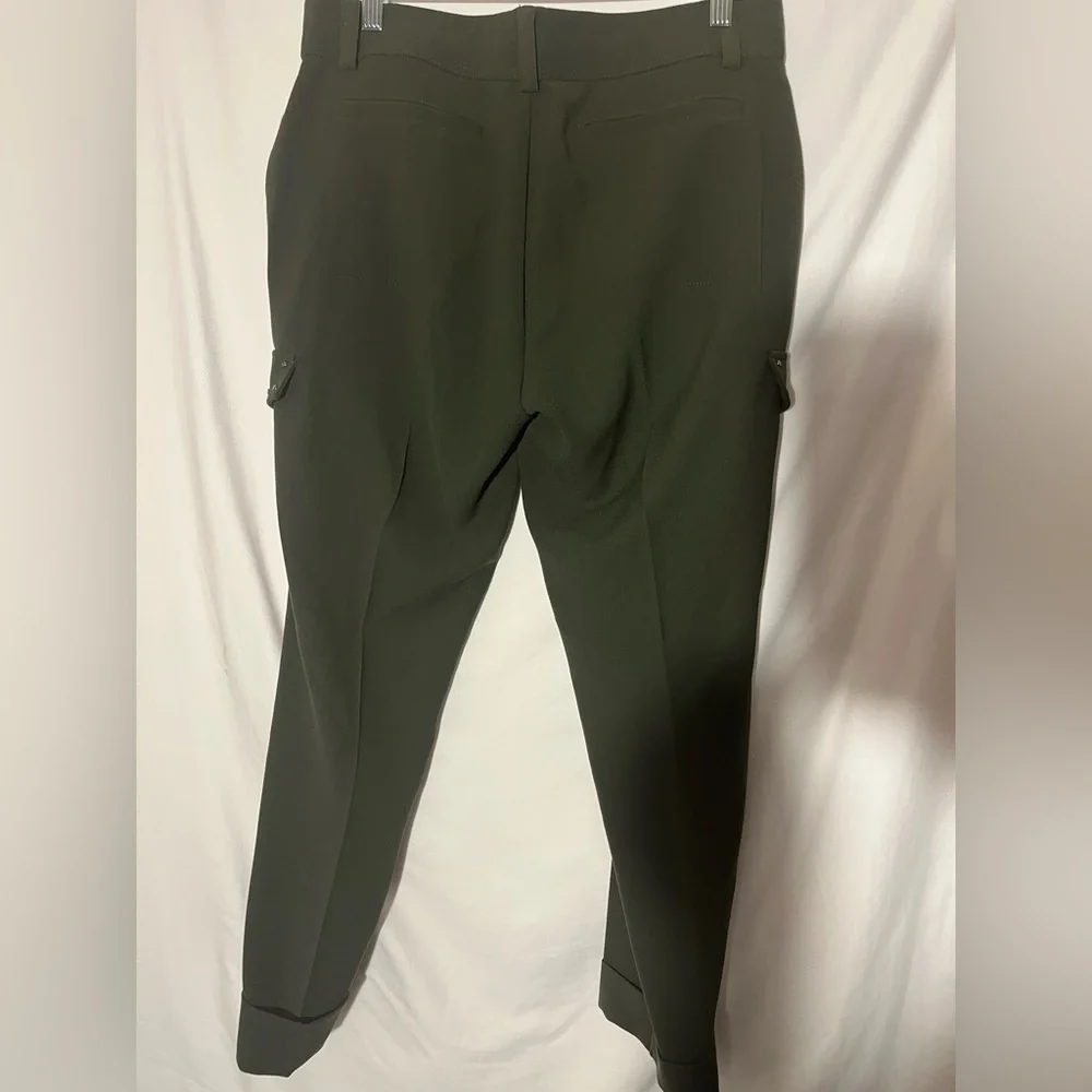 Belyn Key Golf  Dress Pants Moss Green Women's Size M #81
